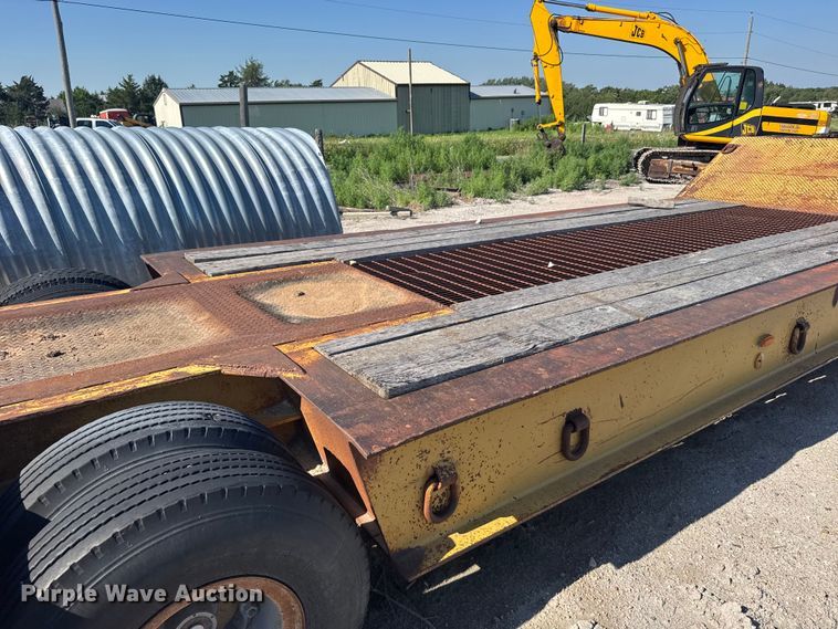 image for item DY2985 1986 Load King PCS352 drop deck equipment trailer