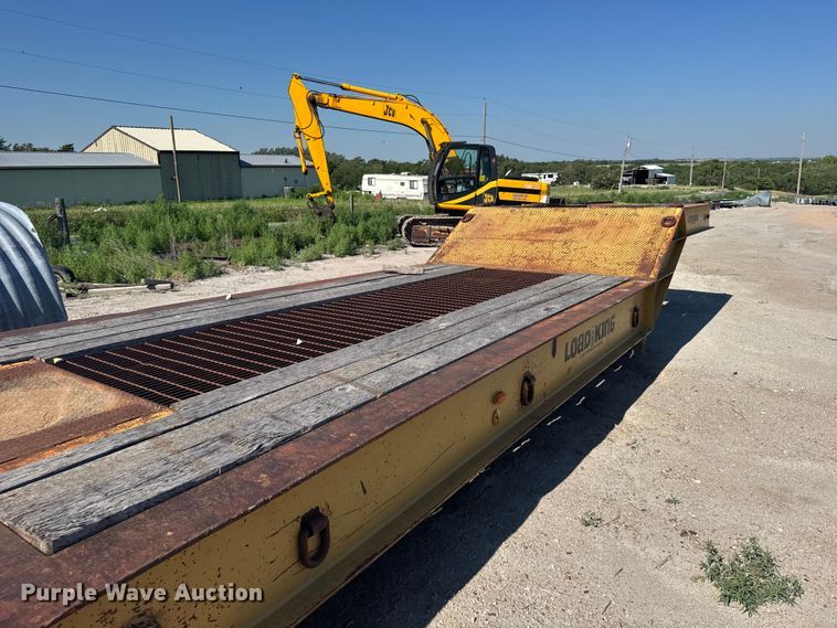 image for item DY2985 1986 Load King PCS352 drop deck equipment trailer