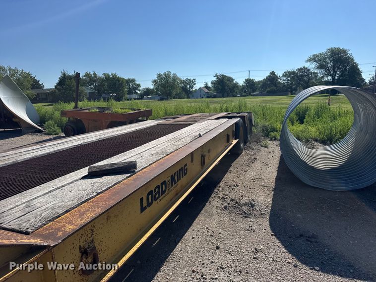 image for item DY2985 1986 Load King PCS352 drop deck equipment trailer