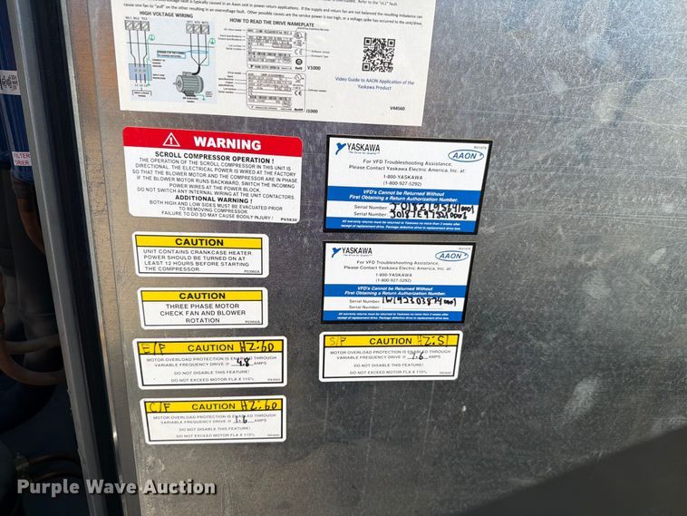 image for item EA4861 AAON RN-020-3-0-E60S-742 AC unit