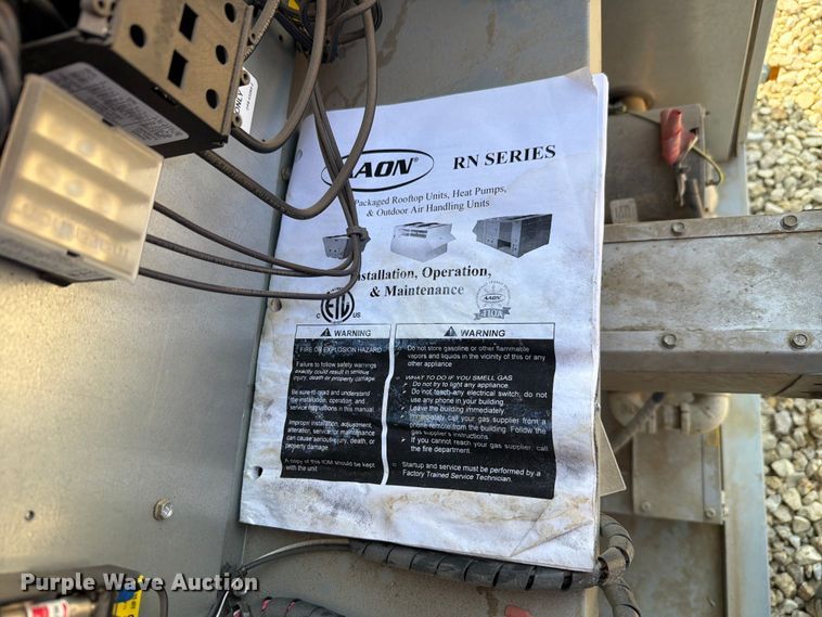 image for item EA4862 AAON RN-018-3-0-E60S-742 AC unit