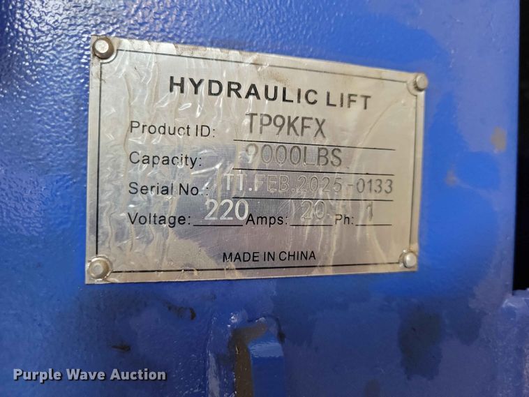 image for item EE1123 2025 TP9KFX two post automotive lift