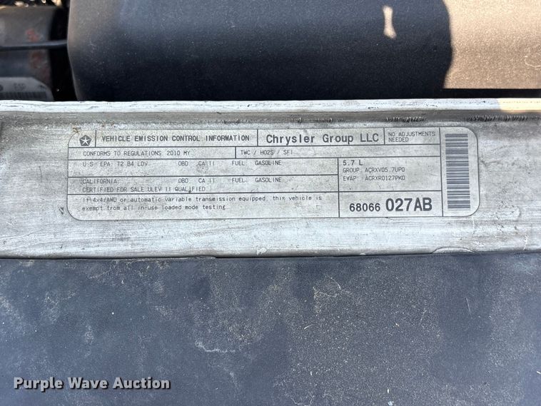 image for item EF1272 2010 Dodge Charger 