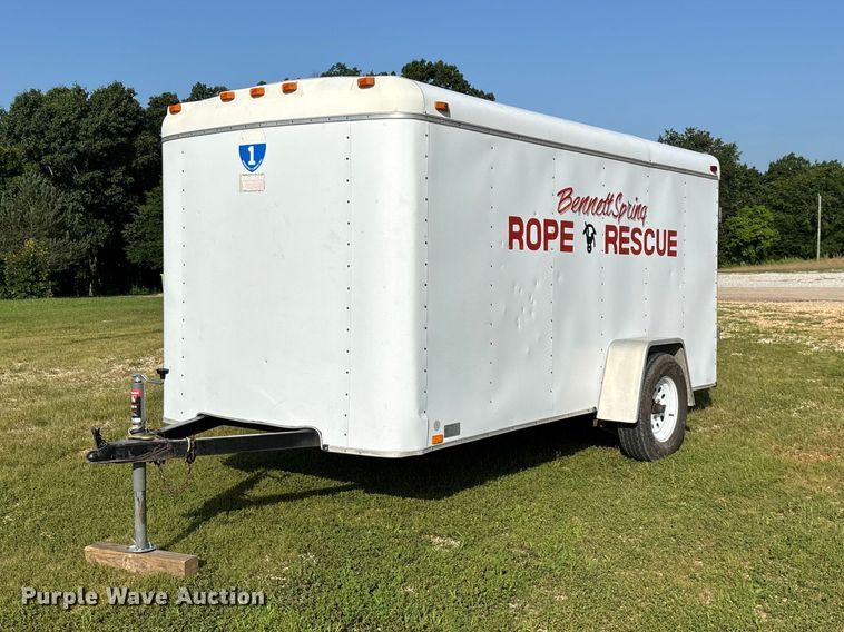 1996 Interstate Manufacturing Inc. enclosed cargo trailer