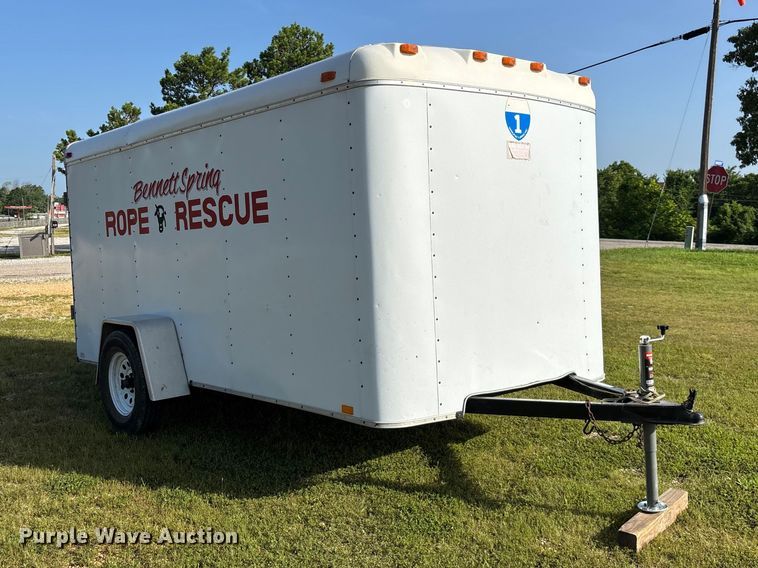 image for item EO4372 1996 Interstate Manufacturing Inc. enclosed cargo trailer