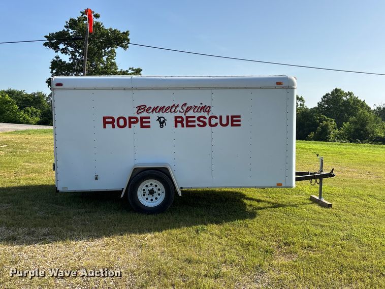 image for item EO4372 1996 Interstate Manufacturing Inc. enclosed cargo trailer
