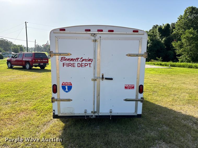 image for item EO4372 1996 Interstate Manufacturing Inc. enclosed cargo trailer