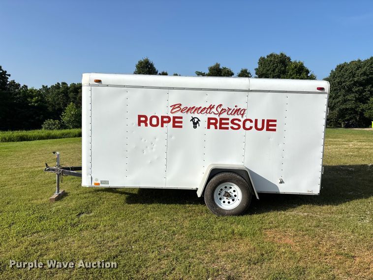 image for item EO4372 1996 Interstate Manufacturing Inc. enclosed cargo trailer