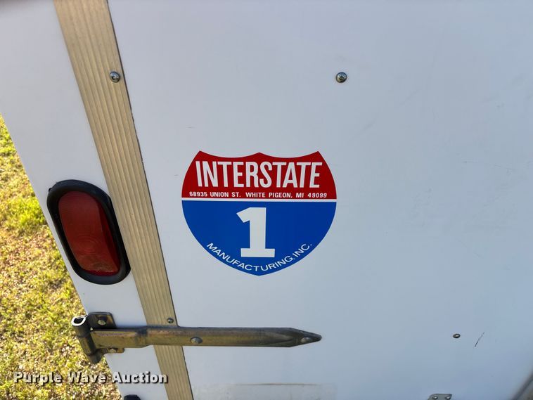 image for item EO4372 1996 Interstate Manufacturing Inc. enclosed cargo trailer