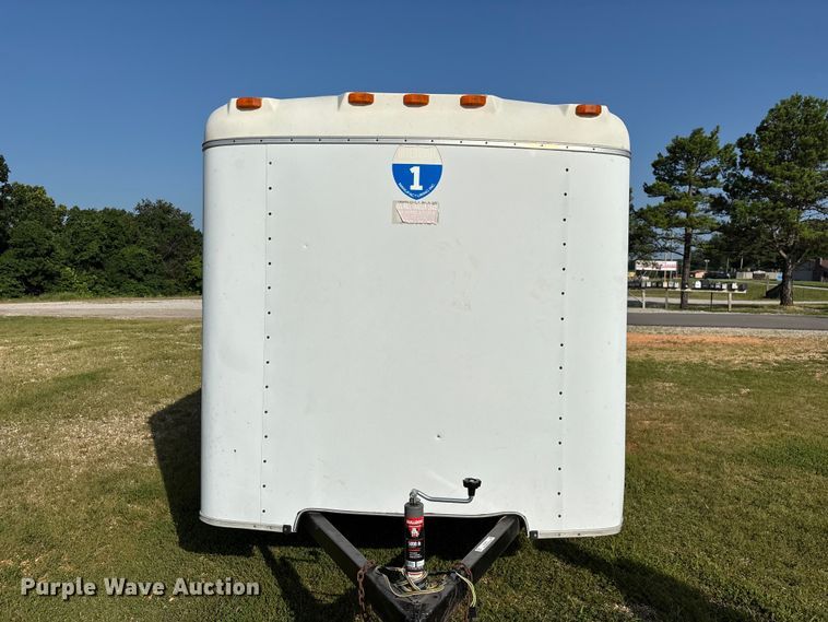 image for item EO4372 1996 Interstate Manufacturing Inc. enclosed cargo trailer