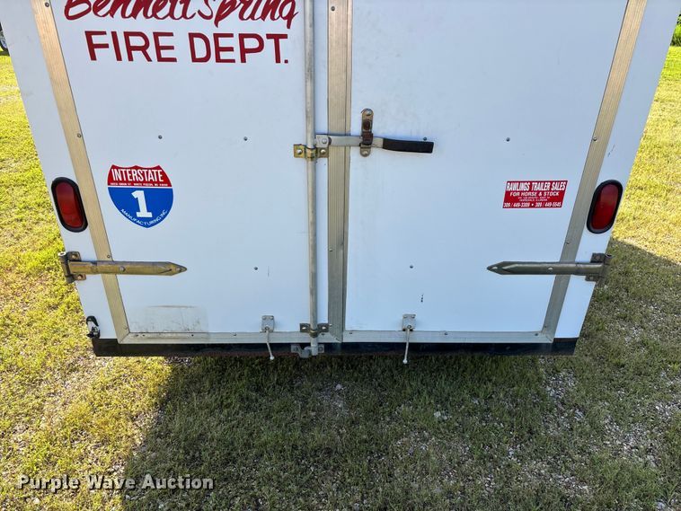image for item EO4372 1996 Interstate Manufacturing Inc. enclosed cargo trailer