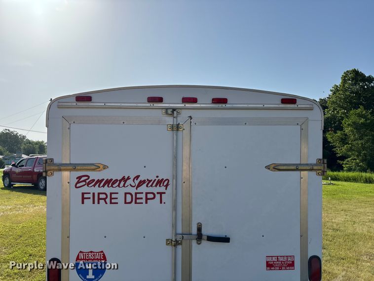 image for item EO4372 1996 Interstate Manufacturing Inc. enclosed cargo trailer