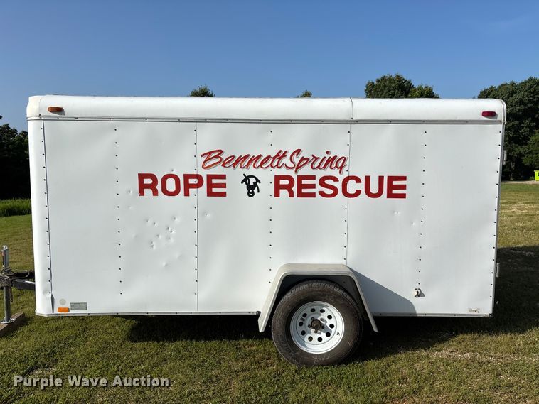 image for item EO4372 1996 Interstate Manufacturing Inc. enclosed cargo trailer