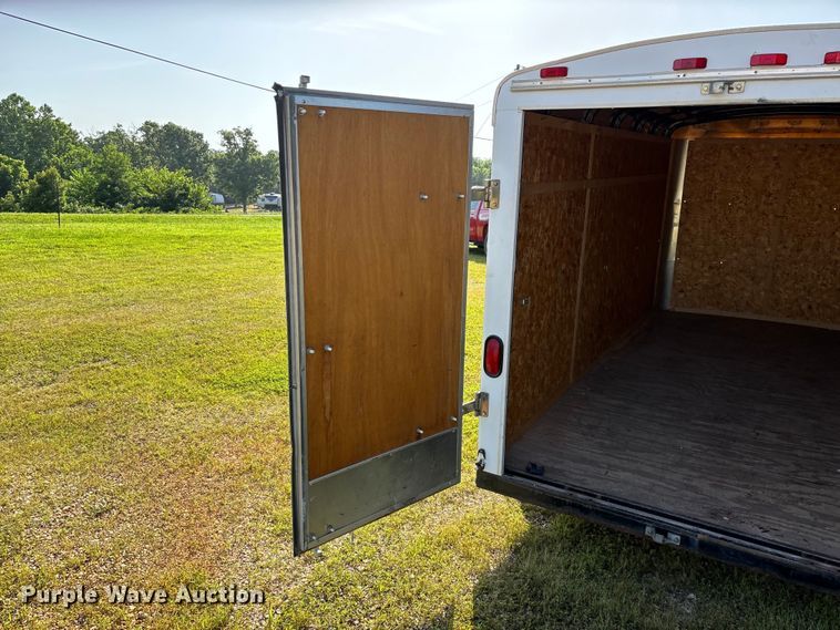 image for item EO4372 1996 Interstate Manufacturing Inc. enclosed cargo trailer