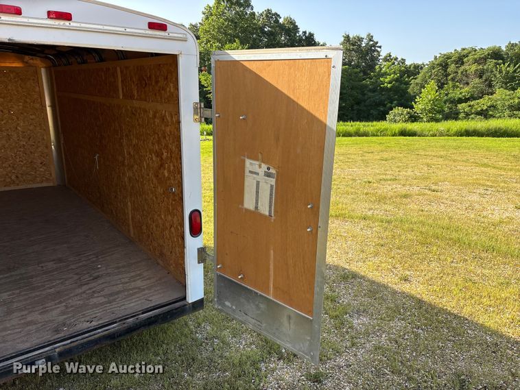 image for item EO4372 1996 Interstate Manufacturing Inc. enclosed cargo trailer