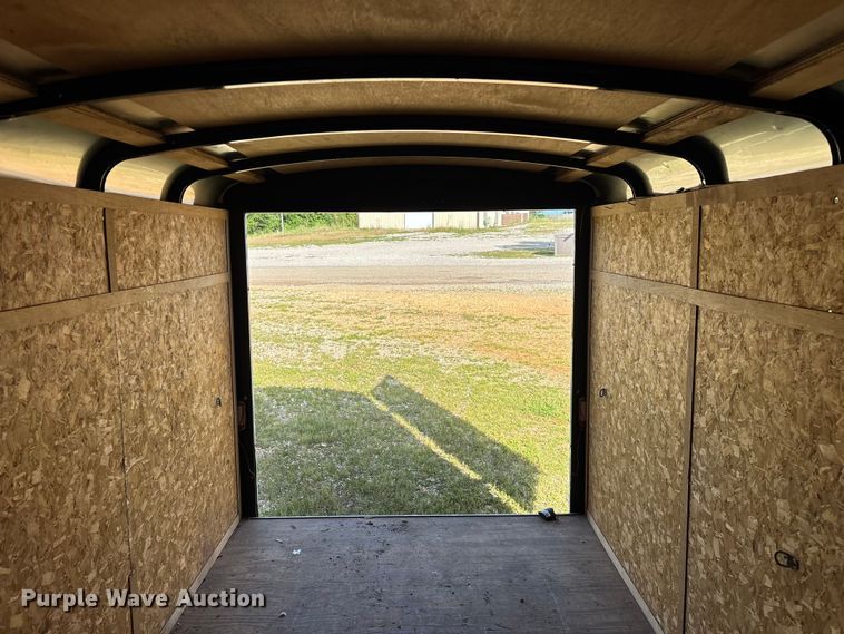 image for item EO4372 1996 Interstate Manufacturing Inc. enclosed cargo trailer