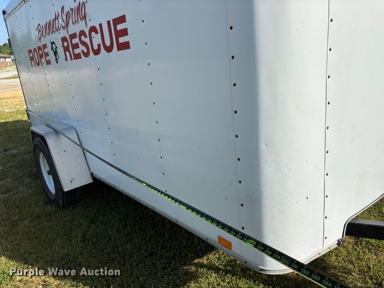 image for item EO4372 1996 Interstate Manufacturing Inc. enclosed cargo trailer