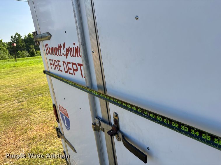 image for item EO4372 1996 Interstate Manufacturing Inc. enclosed cargo trailer