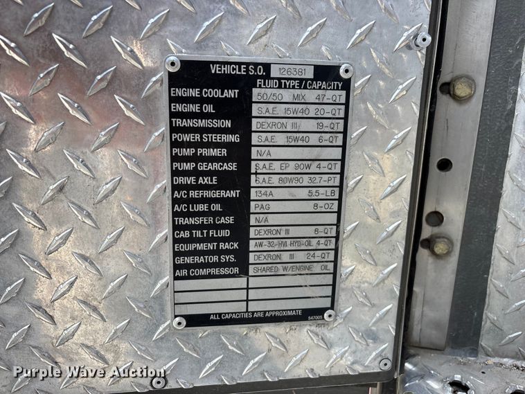 image for item EO4378 2003 E-One Fire Truck fire truck