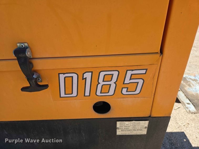 image for item ER1769 Sullivan Palatek D185P2JD air compressor