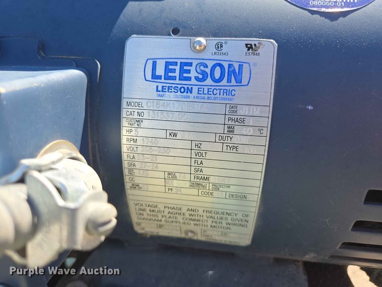 image for item ER1781 Speedaire 3Z495 air compressor