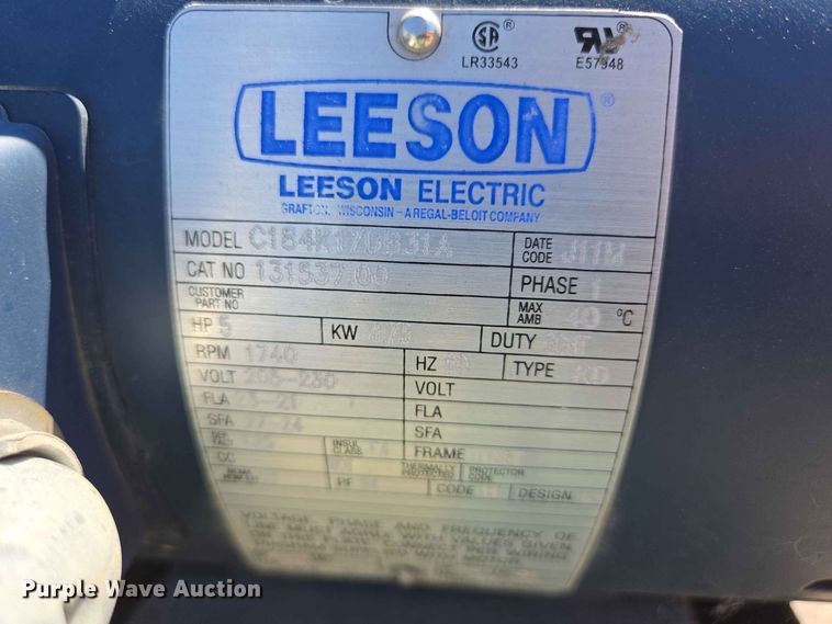 image for item ER1781 Speedaire 3Z495 air compressor
