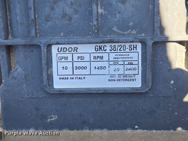image for item ER1782 Skid steer pressure washer