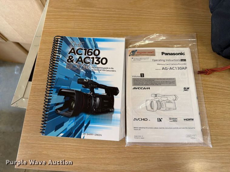 image for item ER1834 Panasonic AG-AC130AP camera