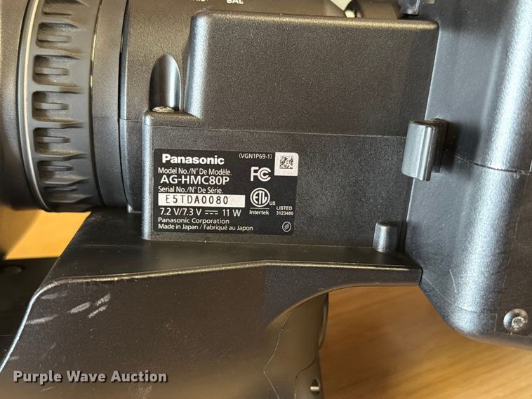 image for item ER1835 Panasonic AG-HMC80P camera