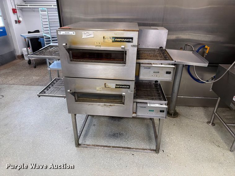 image for item ER1839 (2) Lincoln Impinger 1132-000-U-K1837 pizza ovens