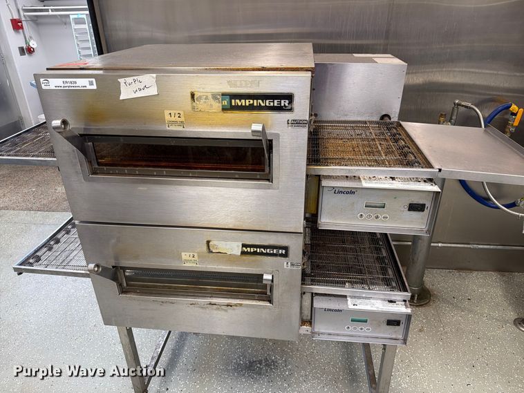 image for item ER1839 (2) Lincoln Impinger 1132-000-U-K1837 pizza ovens