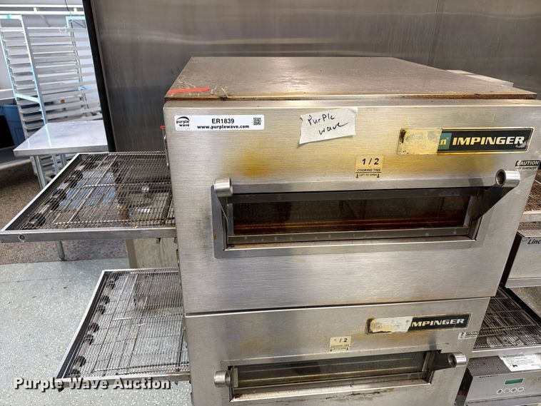 image for item ER1839 (2) Lincoln Impinger 1132-000-U-K1837 pizza ovens