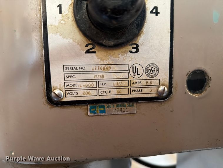 image for item ER1849 Hobart L-800 mixer