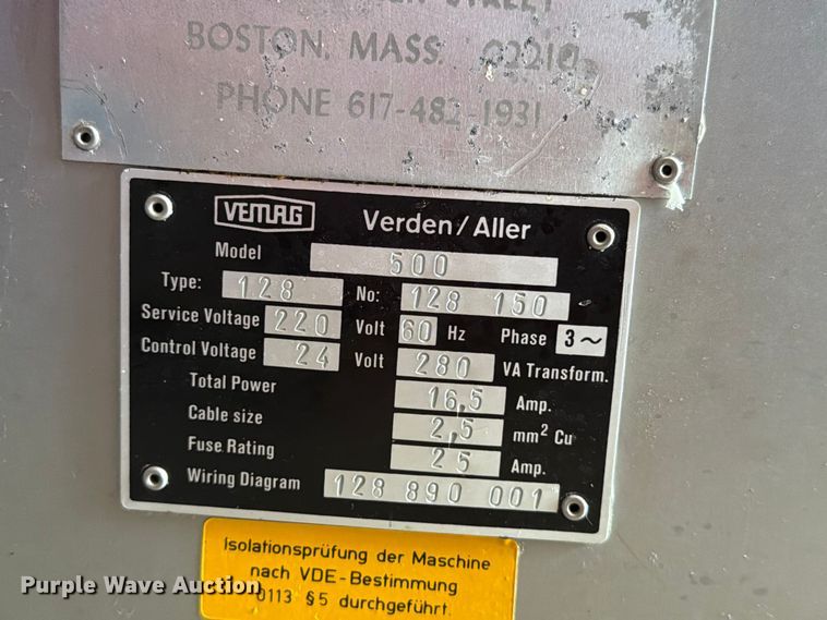 image for item ER1851 Vemag Robot 500 stuffer