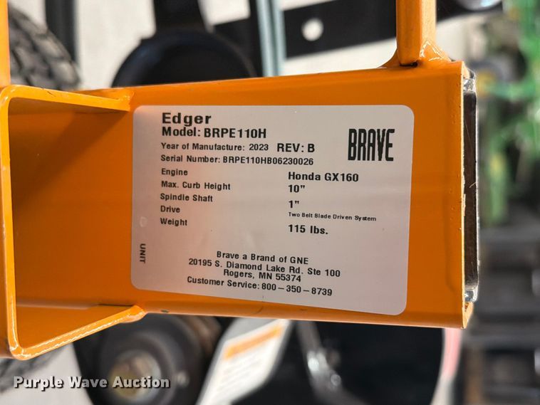 image for item ER1852 2023 Brave BRPE110H edger