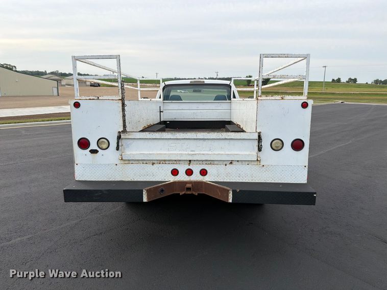 image for item ER1860 1999 Dodge Ram 3500 utility bed pickup truck