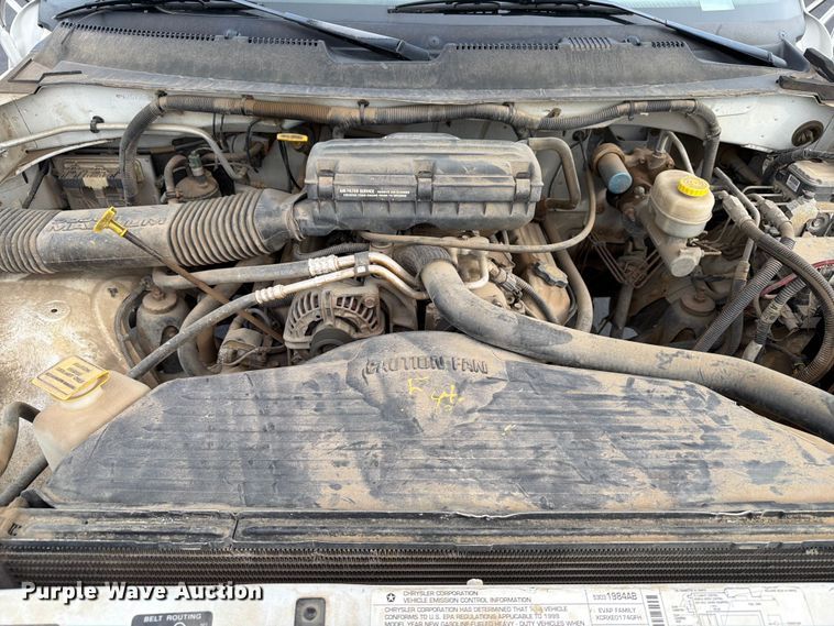 image for item ER1860 1999 Dodge Ram 3500 utility bed pickup truck