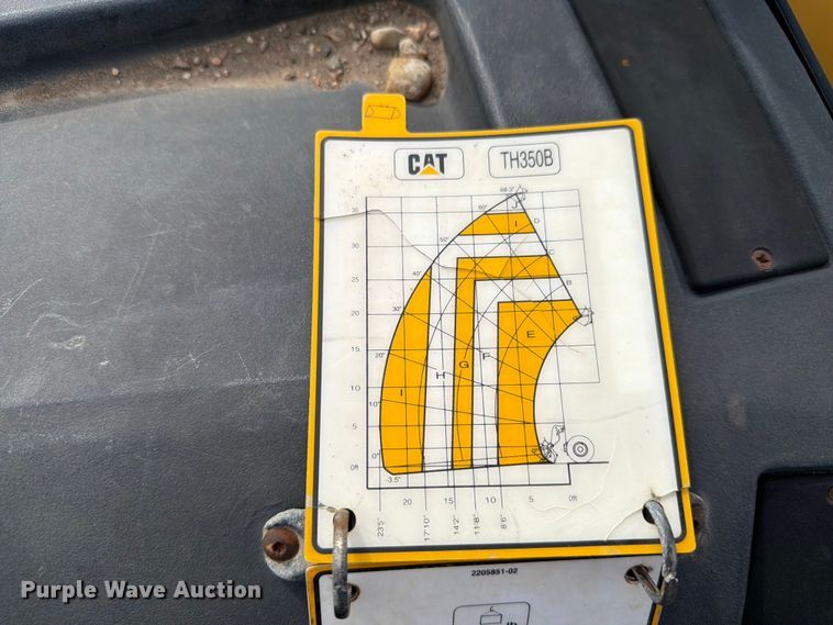 image for item ER1861 2005 Caterpillar TH350B telehandler