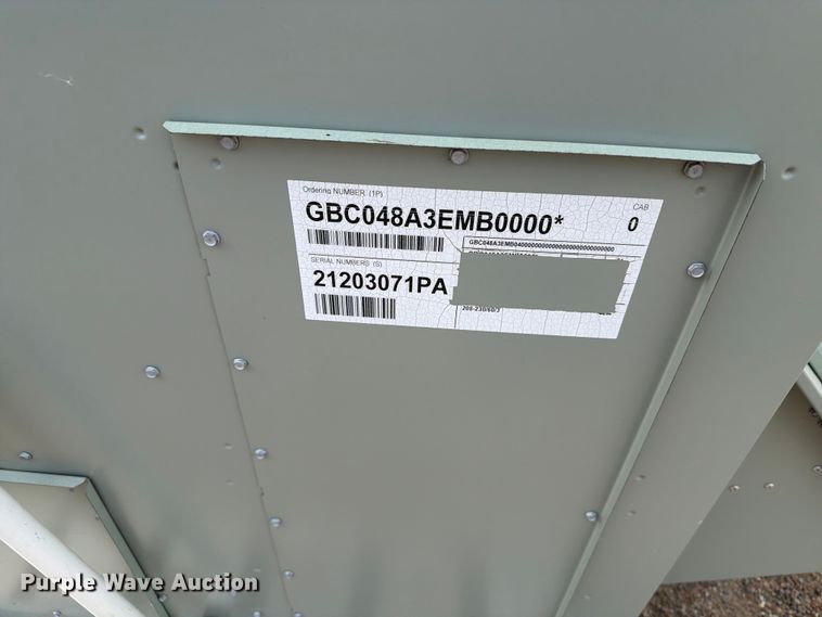 image for item ER1864 2021 Trane GBC048A3EMB04000000000000000000000000000 forced air furnace