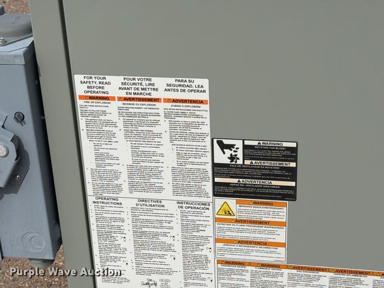 image for item ER1864 2021 Trane GBC048A3EMB04000000000000000000000000000 forced air furnace