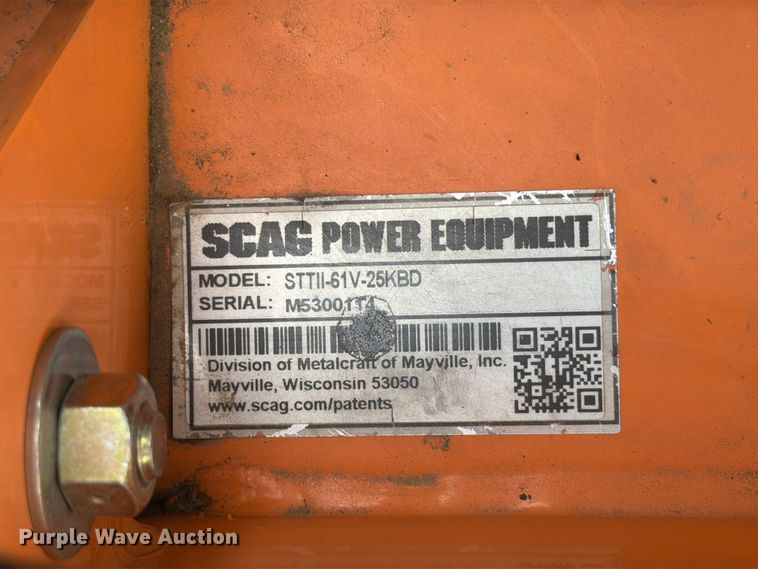 image for item ER1866 Scag Turf Tiger II ZTR lawn mower