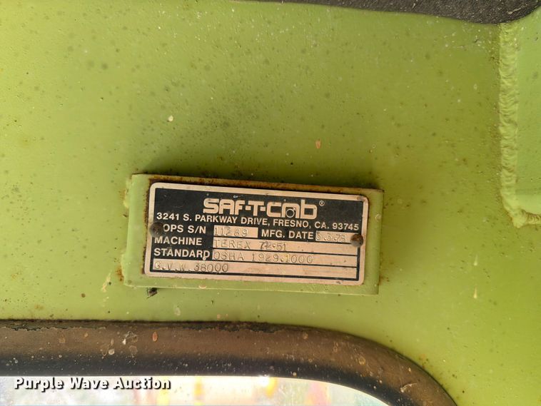 image for item ER1887 1970 Terex 72-51 AA wheel loader