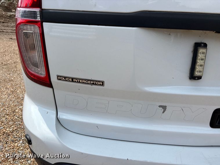image for item ER3103 2014 Ford Explorer Police Interceptor SUV