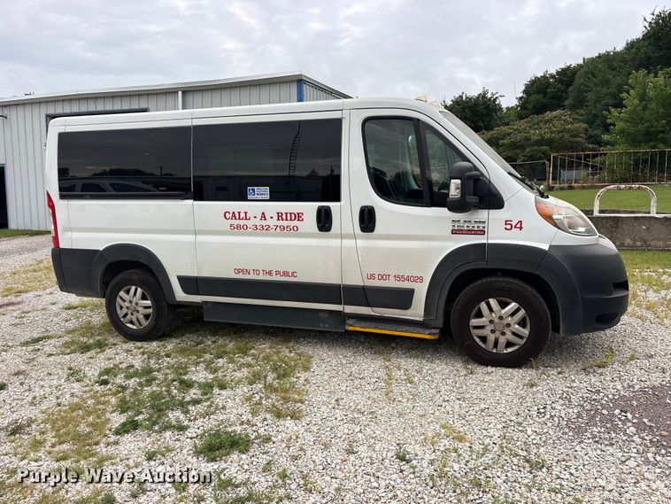 image for item ET0311 2019 RAM Promaster 1500 handicap accessible van