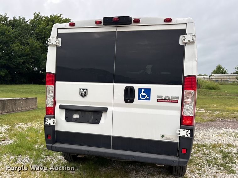 image for item ET0311 2019 RAM Promaster 1500 handicap accessible van