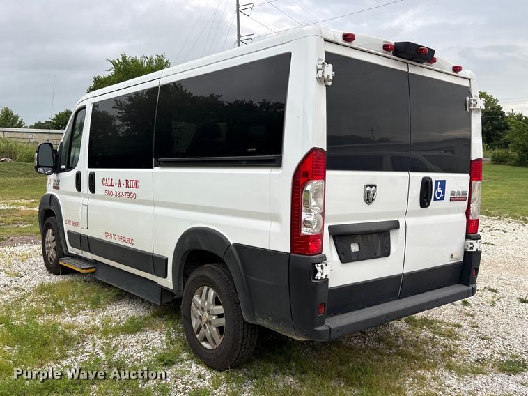 image for item ET0311 2019 RAM Promaster 1500 handicap accessible van