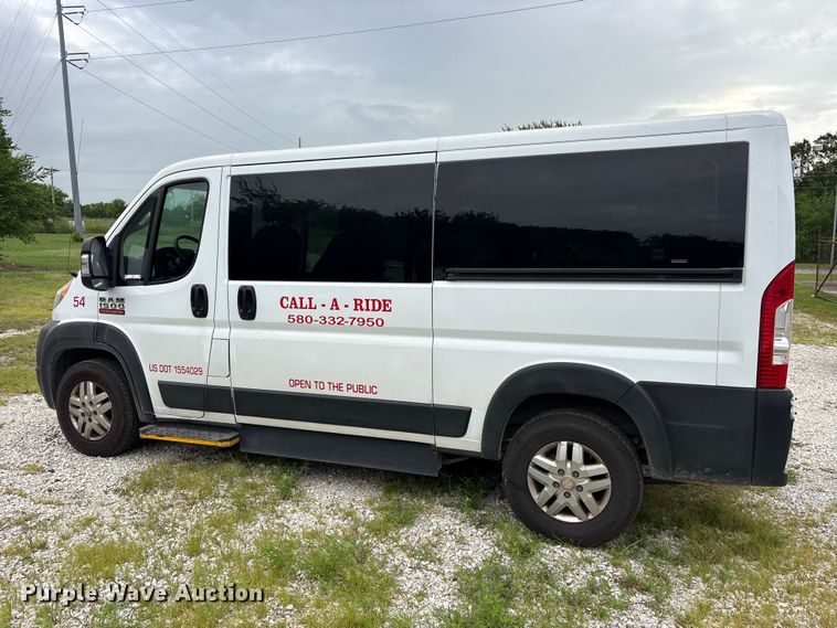 image for item ET0311 2019 RAM Promaster 1500 handicap accessible van