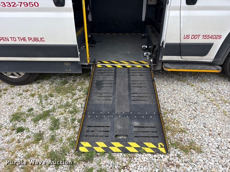 image for item ET0311 2019 RAM Promaster 1500 handicap accessible van