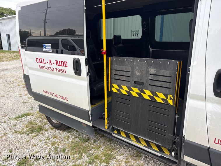 image for item ET0311 2019 RAM Promaster 1500 handicap accessible van