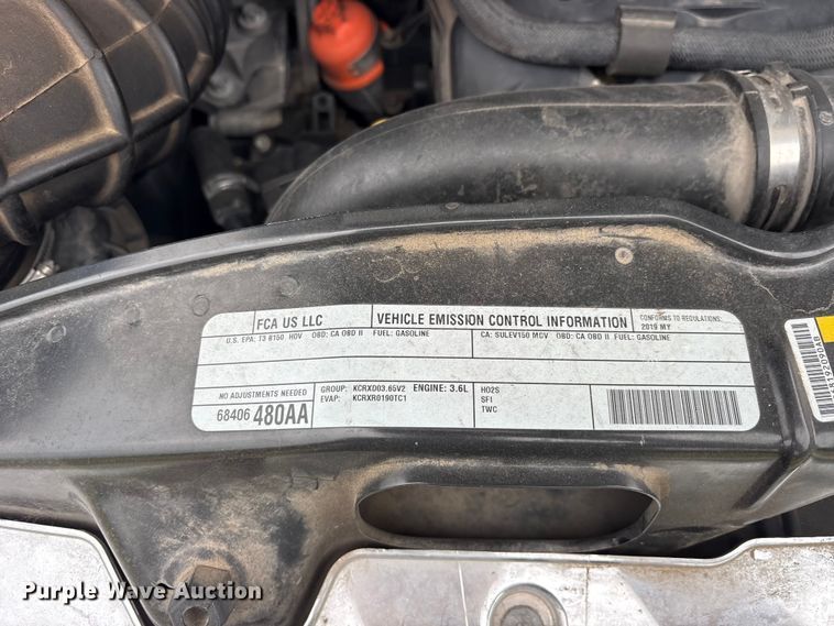 image for item ET0311 2019 RAM Promaster 1500 handicap accessible van